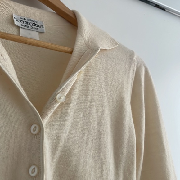 Vintage Cream Cardigan - Picture 3 of 4